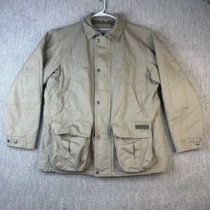 Columbia Canvas Work Jacket Heavyweight Chore Coat Mens Size Medium